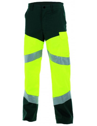 Pantalon De Pluie Haute Visibilité Würth MODYF Jaune - EN 20471 & EN 343 - Parfait Pour Travaux Publics