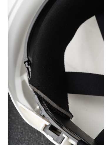 Casque de chantier ventilé avec lunettes...