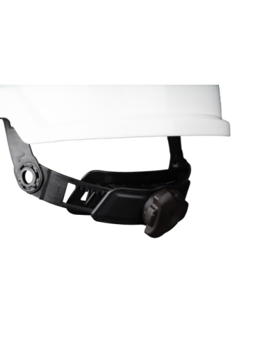 Casque de chantier ventilé avec lunettes...
