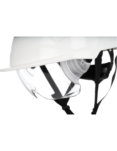 Casque de chantier ventilé avec lunettes...
