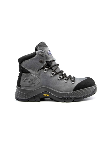 Chaussure de sécurité CASCADES Protechnique vue de profil Sympatex® / Vibram®, coloris gris