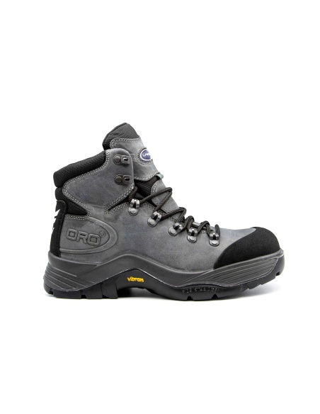 Chaussure de sécurité CASCADES Protechnique vue de profil Sympatex® / Vibram®, coloris gris