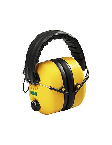 Casque de protection anti-bruit avec radio FM de divertissement